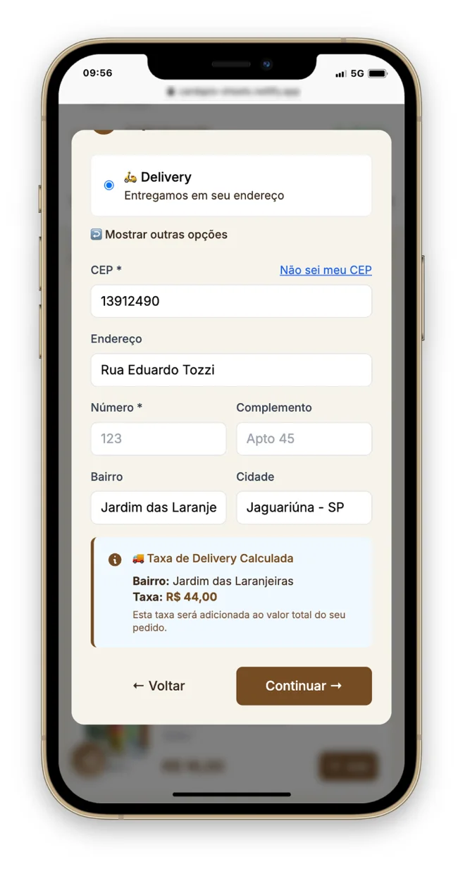 Interface Mobile